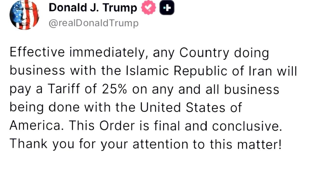 Trump'tan İran ile Ticaret Yaptırımı
