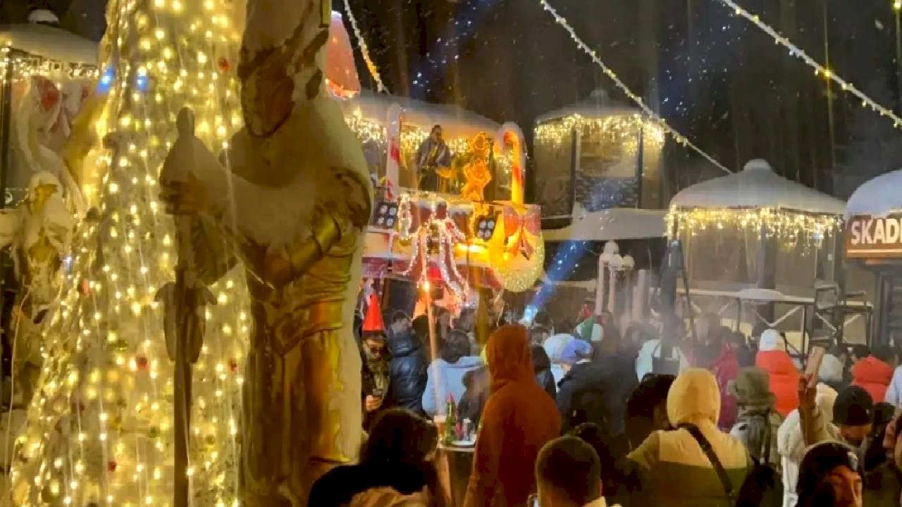 Uludağ'da Yeni Yıla Coşkuyla Girildi