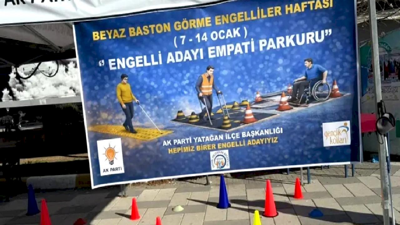 Yatağan'da Empati Parkuru ile Farkındalık Artırılıyor