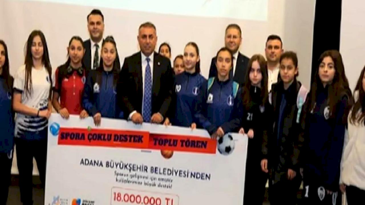Adana Büyükşehir Belediyesi’nden amatör spor kulüplerine destek