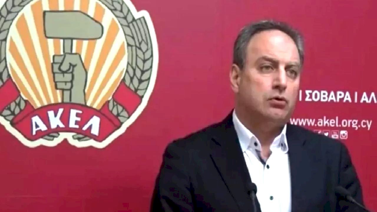 AKEL Genel Sekreteri: İsrail Güney Kıbrıs'ı Kendi Projelerinde Kullanıyor