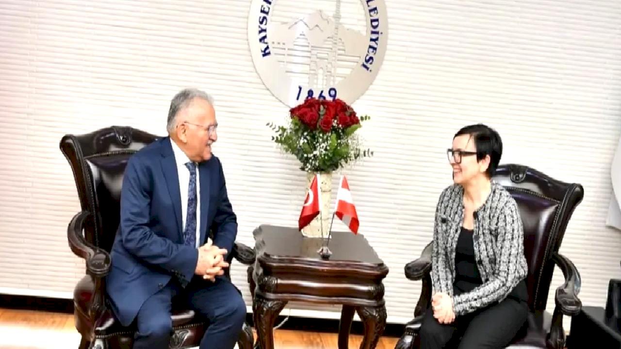 Avusturya Ankara Büyükelçisi'nden Büyükkılıç'a ziyaret