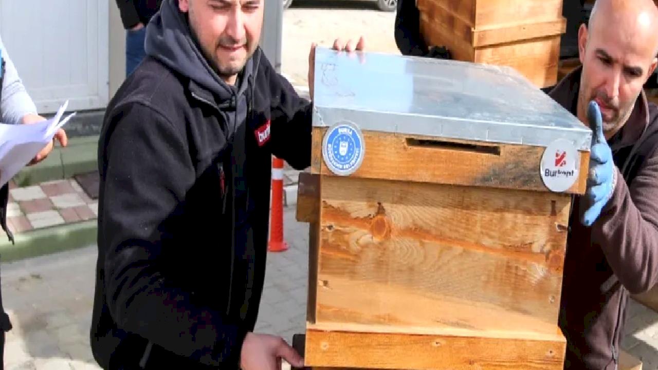 Bursa Büyükşehir'den kırsal üretime kovan desteği