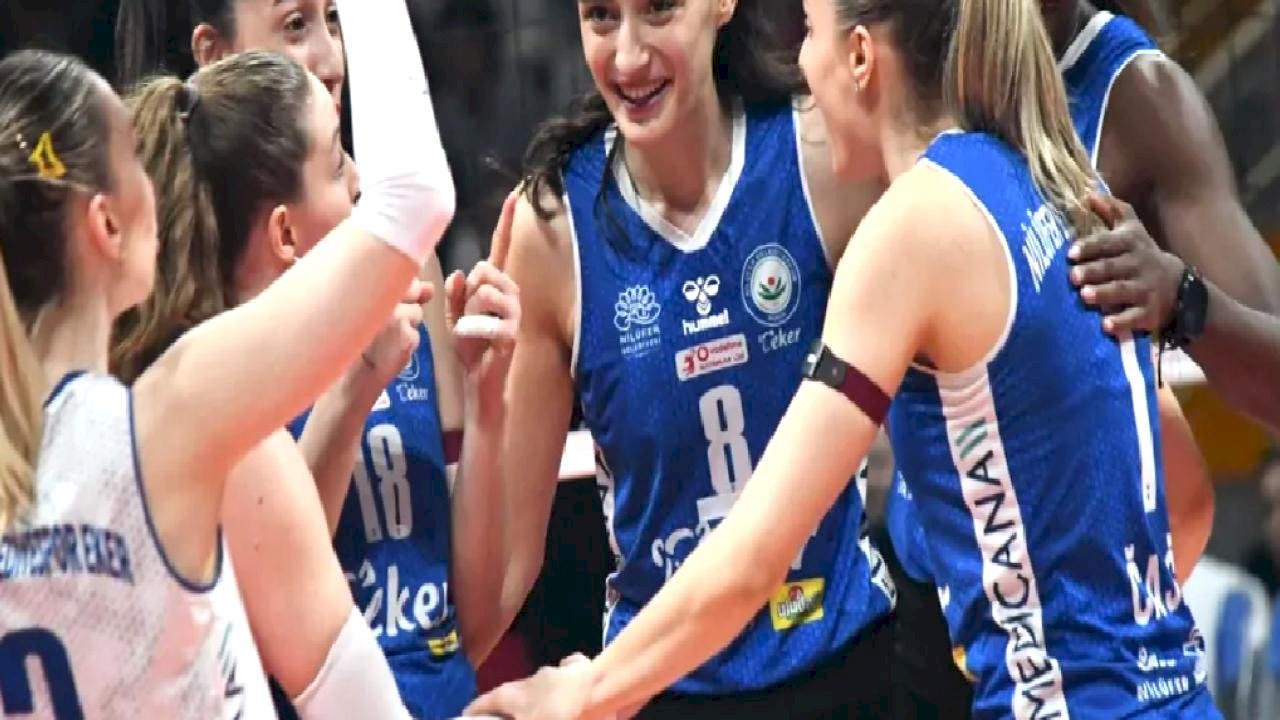 Bursa'da Nilüfer Belediyespor Eker’den evinde net galibiyet