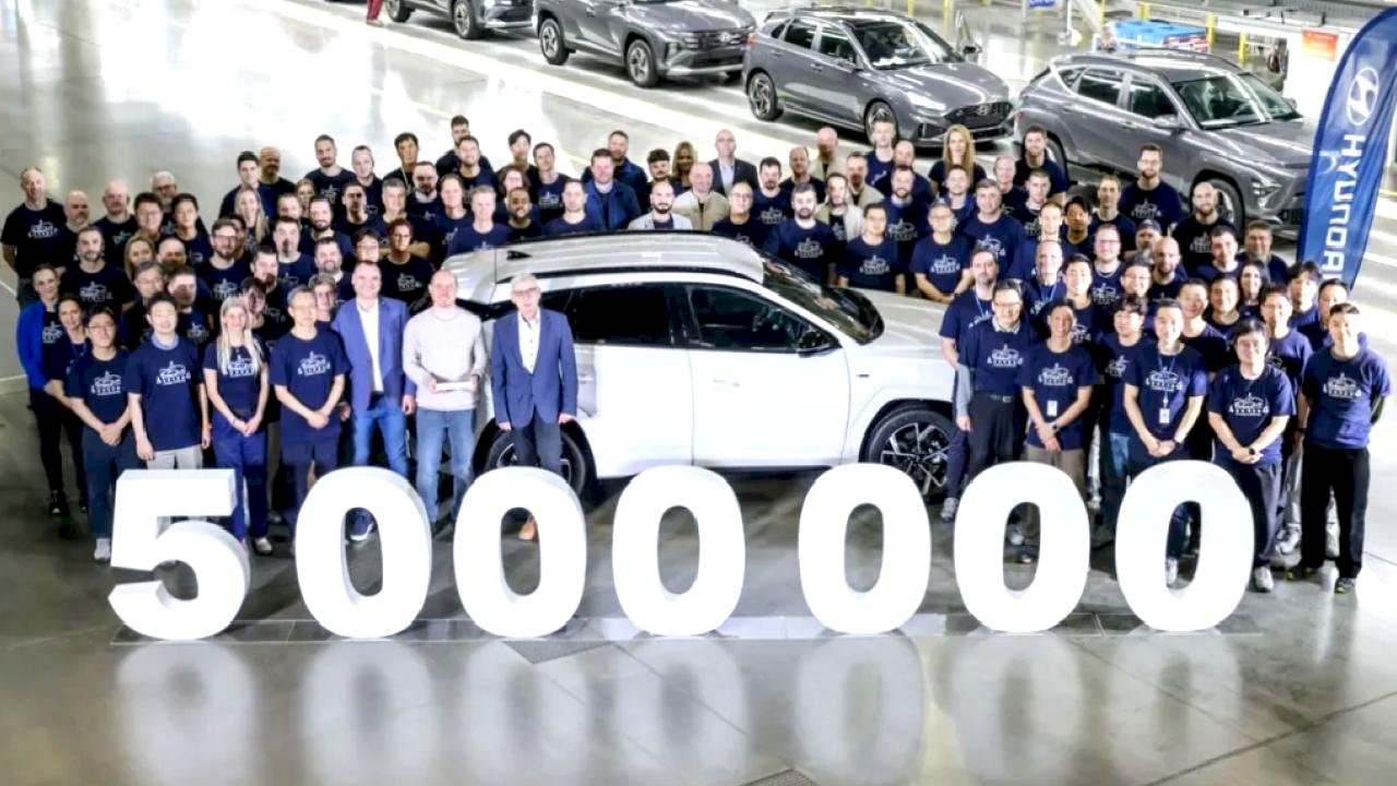 Hyundai Çek Fabrikasında 5 Milyonuncu Araç Üretildi