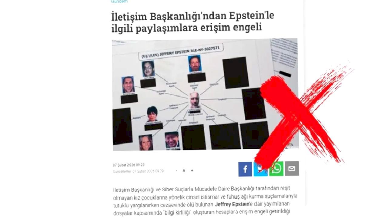 İletişim'den "Epstein paylaşımlarına erişim engeli" iddiasına yanıt