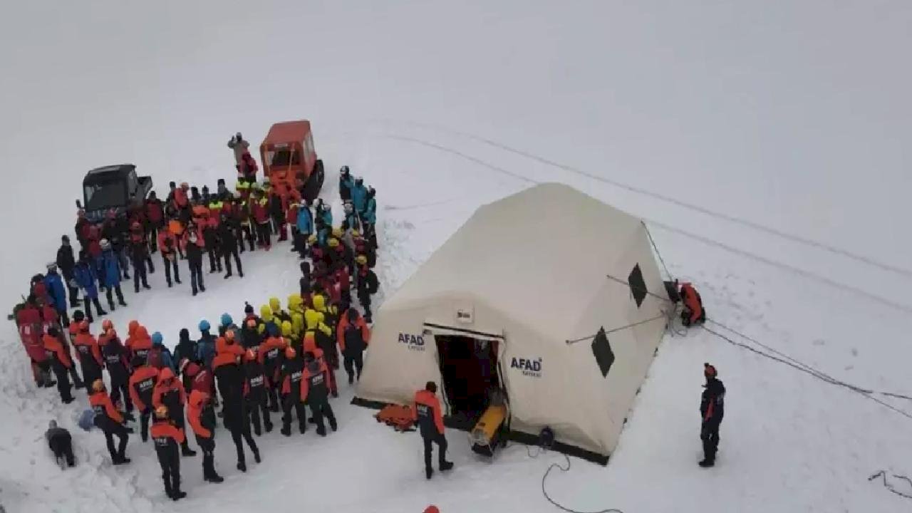 Kayseri'de Çığ Tatbikatı Gerçekleştirildi