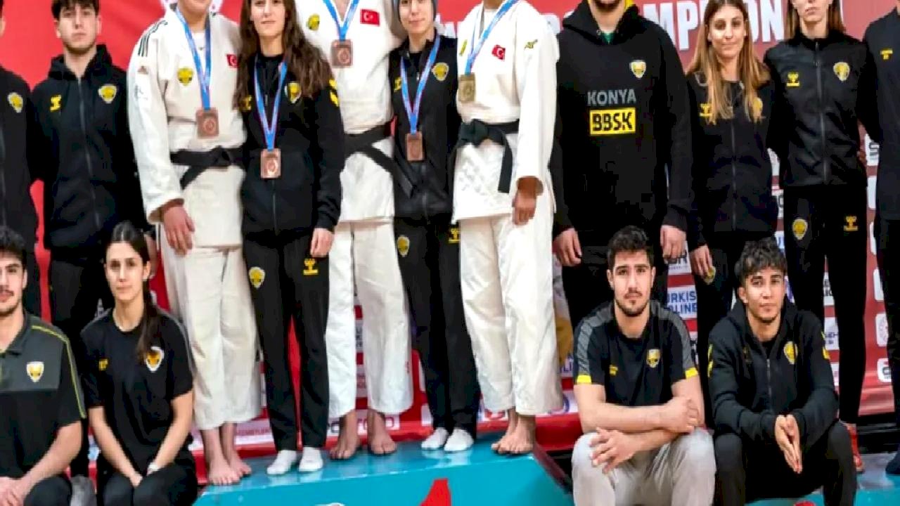 Konya bisiklette zirvede, judoda kürsüde