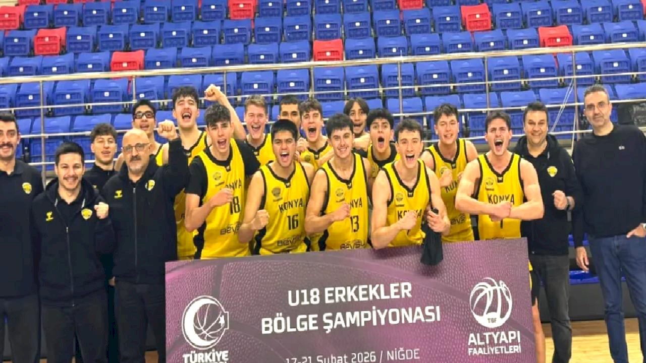 Konya Büyükşehir'in basketbol altyapısındaki gençler gururlandırıyor