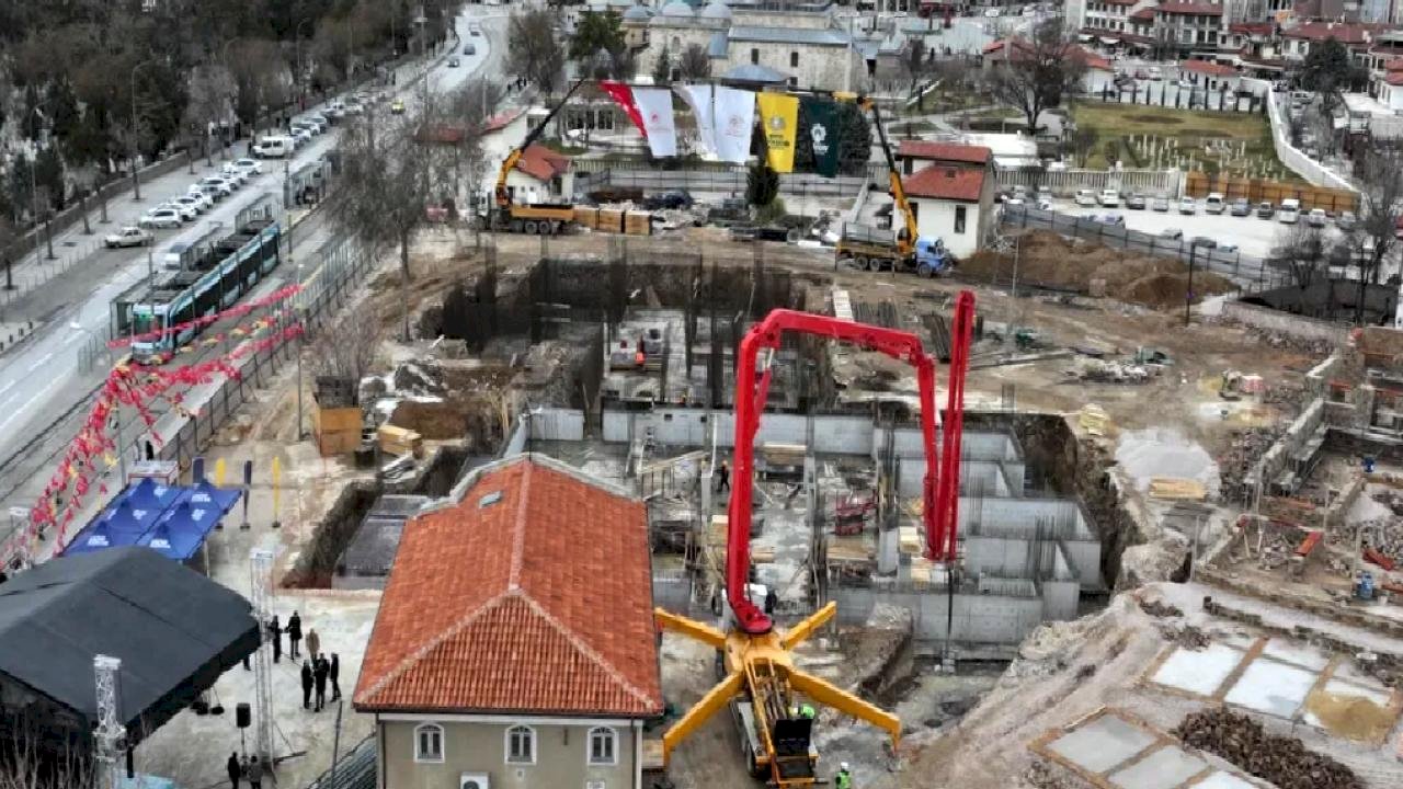 Konya Mevlevi Dergahı'nın temeli atıldı