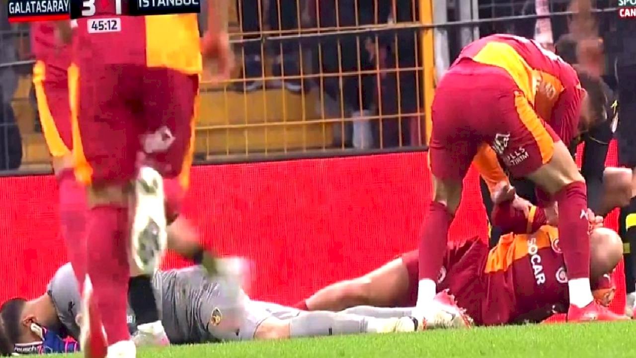 Korku dolu anlar yaşandı: Barış Alper Yılmaz'dan Ahmed Kutucu'ya hayati müdahale