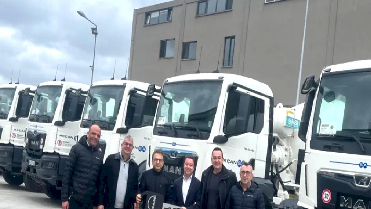 MAN ve Akçansa İş Birliklerini 19 Yeni Araçla Güçlendirdi