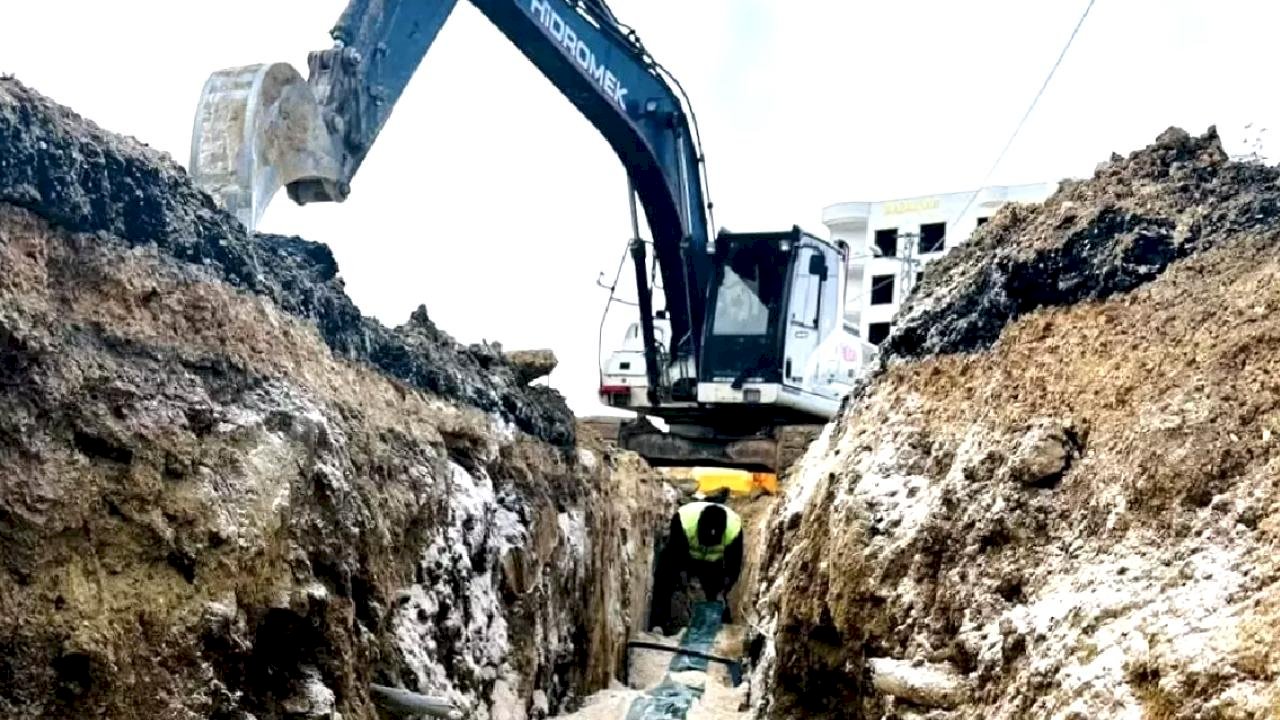 Mardin'de Atıksu Hattı Çalışmaları Tamamlandı