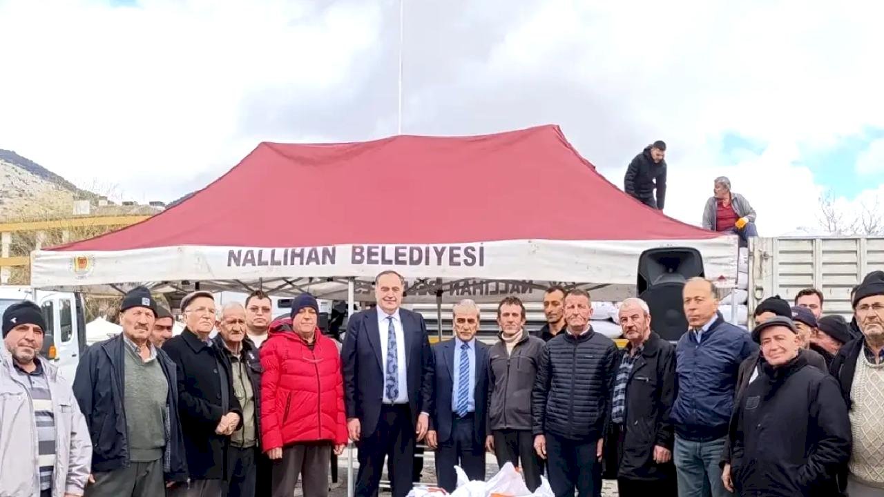 Nallıhan'dan Çiftçilere Tohum Desteği