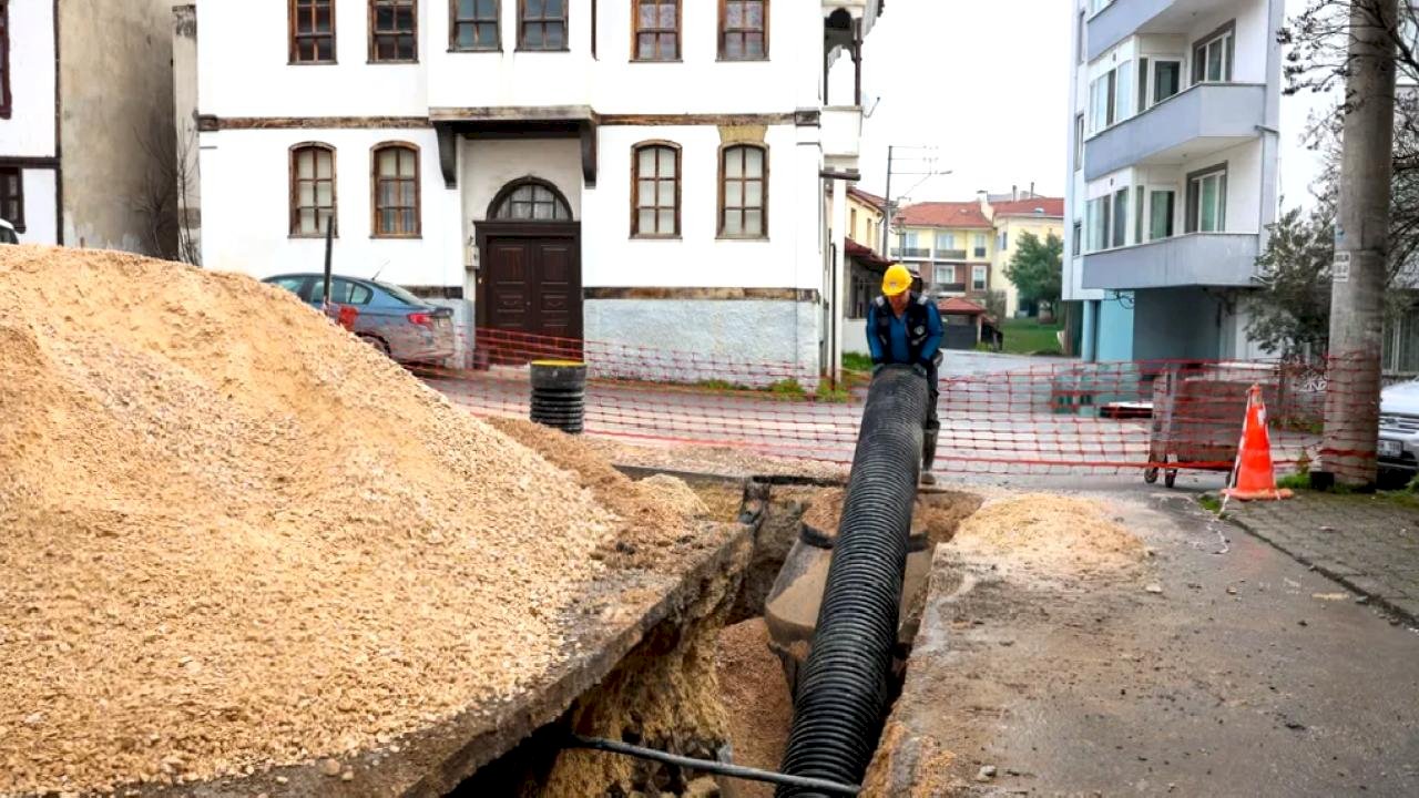 Sakarya'da yeni yağmur suyu hattı ile Elperek yağışlara karşı güvende