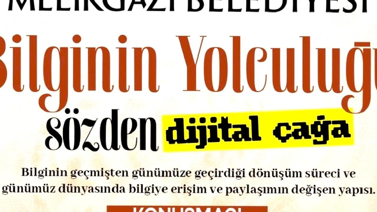 Sanat Melikgazi'de atölye ve konferans aynı anda