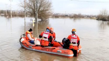 AFAD'dan Edirne raporu... Taşkınlara 539 personelle müdahale
