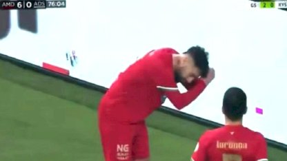 Amedsporlu futbolcu attığı golden sonra saç örme hareketi yaptı