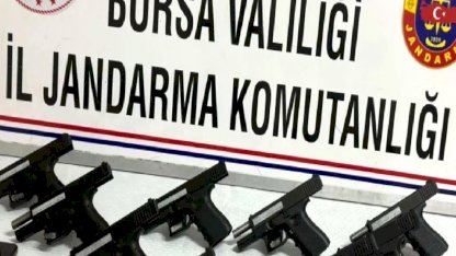 Bursa Gemlik’te ruhsatsız silah operasyonu: 4 tutuklama