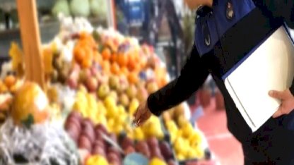 Bursa İnegöl zabıtasından manav denetimi