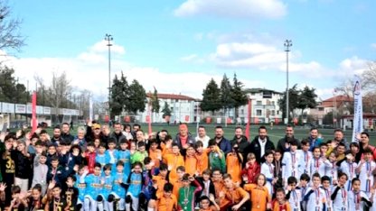 Denizli’de minik futbolculardan muhteşem final