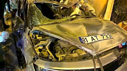 Düzce Akçakoca’da trafik kazası: 2 yaralı