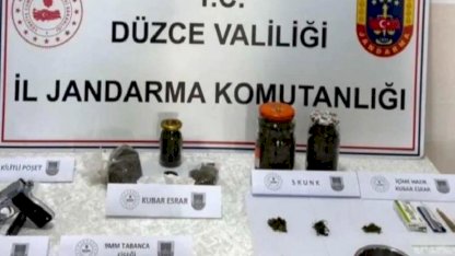 Düzce'de uyuşturucu operasyonu: 2 gözaltı