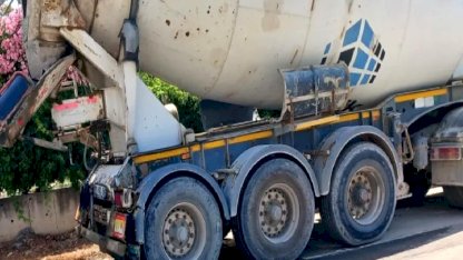 Elazığ’da yollara beton döken miksere para cezası