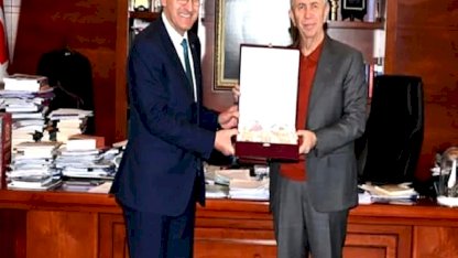 Eyüp Kahveci'den Mansur Yavaş'a ziyaret