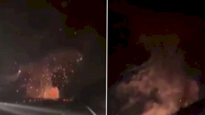 F-16'nın düşme anı! Görüntüye sürücünün sorusu damga vurdu