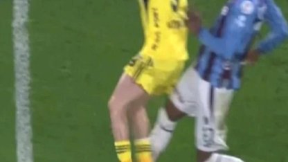 Fenerbahçe'den Trabzonspor'un golü öncesinde faul itirazı!