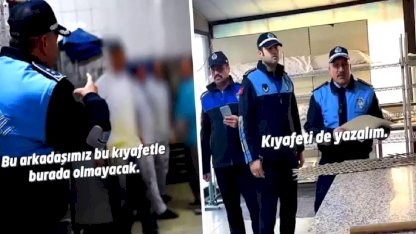 Fırına denetime giden zabıta ekiplerini şaşırtan manzara: Bu kıyafetle olmaz