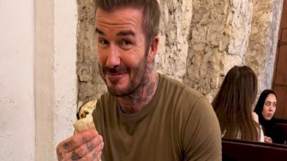 Fırının başına geçmeyi ihmal etmedi: David Beckham'ın kebap keyfi