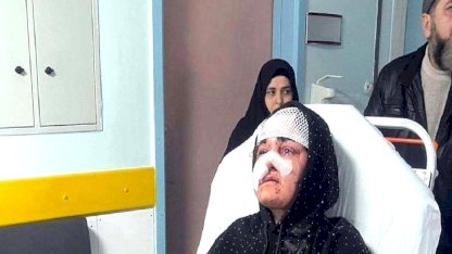 Gaziantep'te eşinin dövdüğü kadın feryat etti