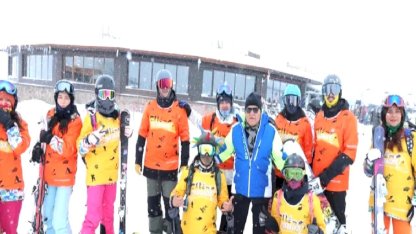 Kayseri Büyükşehir'den kayak okulu hizmeti