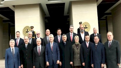 Konya protokolünden Bakan Çiftçi'ye 'hayırlı olsun' ziyareti