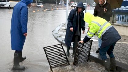 Manisa'da MASKİ ekipleri sağanak dolayısıyla sahada