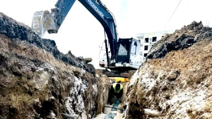 Mardin'de Atıksu Hattı Çalışmaları Tamamlandı