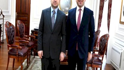 Nevşehirli Adalet Bakanı'na hemşehrisinden ziyaret