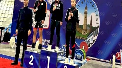 Nevşehirli halterci Hatice Kızmaz tarihe geçti