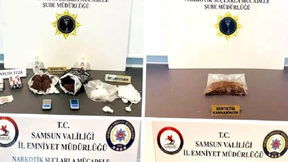 Samsun'da uyuşturucu operasyonlarında 9 zanlı yakalandı