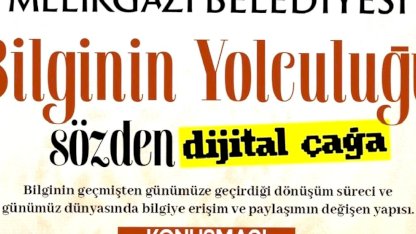 Sanat Melikgazi'de atölye ve konferans aynı anda