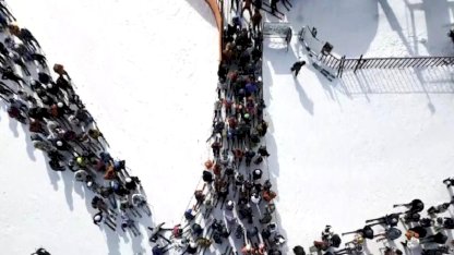 Sarıkamış Kayak Merkezi’nde yoğunluk