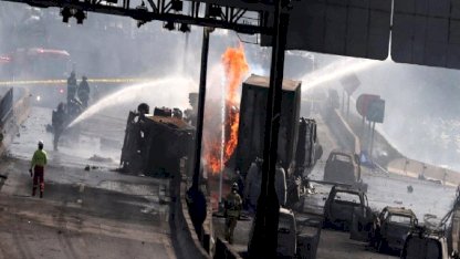 Şili'de doğal gaz taşıyan kamyonda patlama: 4 ölü