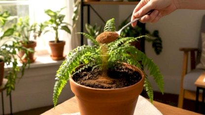 Toprağa bir kaşık dökün ve izleyin: Sinekler saksılara yaklaşamıyor