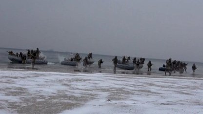 Türk ve İspanyol askerlerinden Almanya’da amfibi güç gösterisi