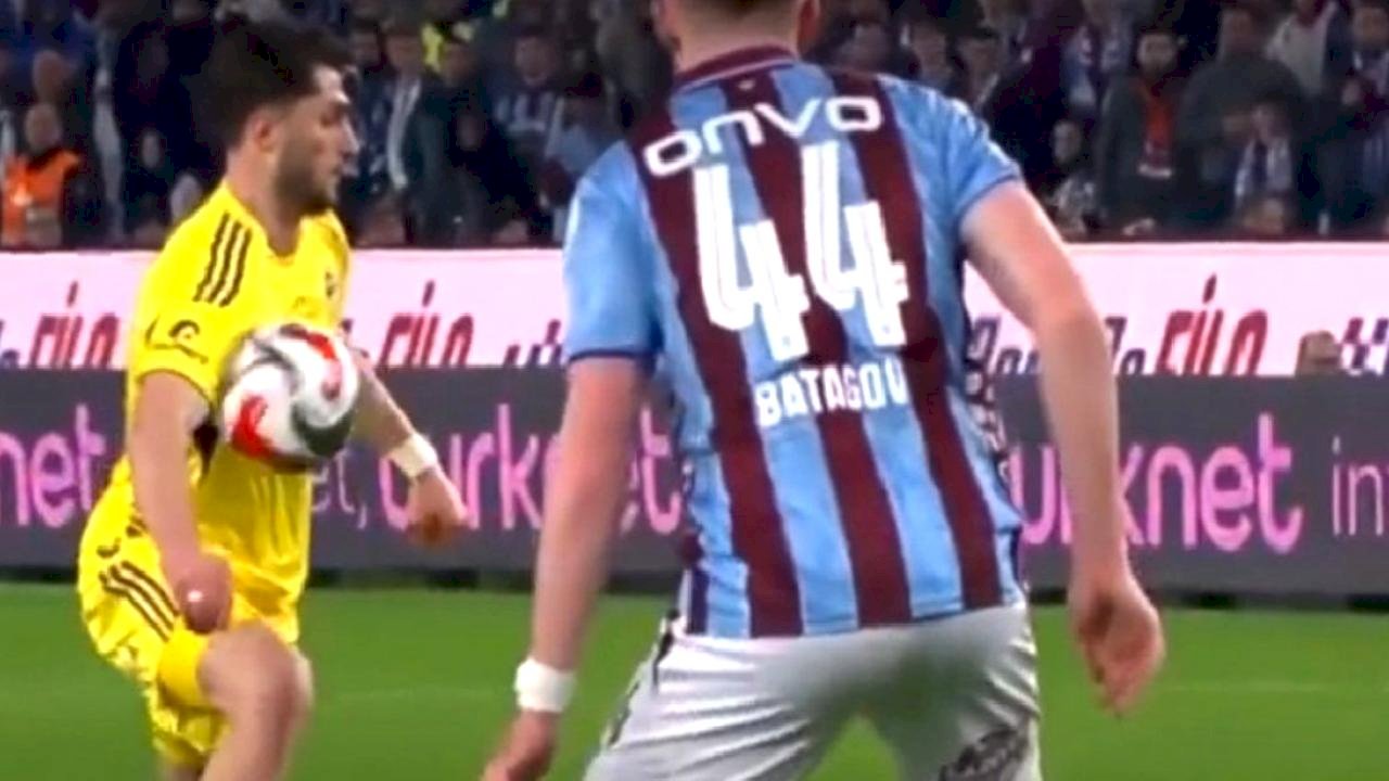 Trabzonspor cephesinden Fenerbahçe'nin golü öncesi el itirazı!