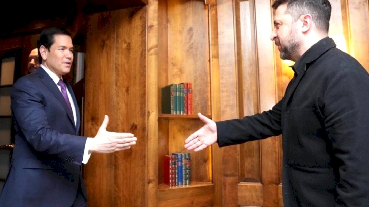 Zelensky ve ABD Dışişleri Bakanı Rubio bir araya geldi