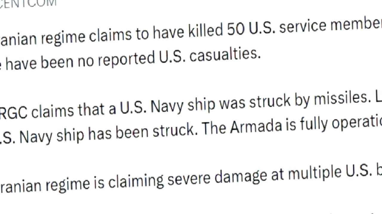 ABD Ordusu İran İddialarını Yalanladı