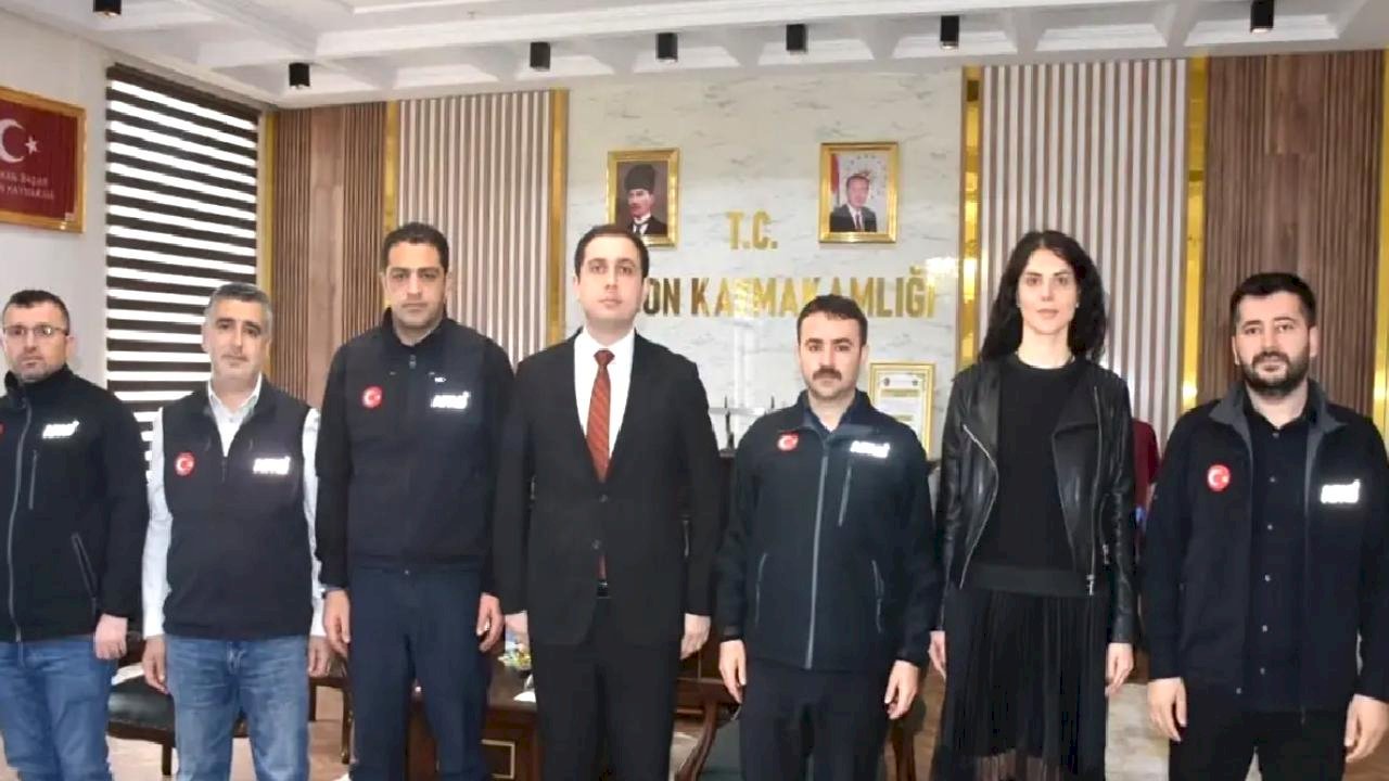 AFAD'dan Sason Kaymakamı'na Ziyaret